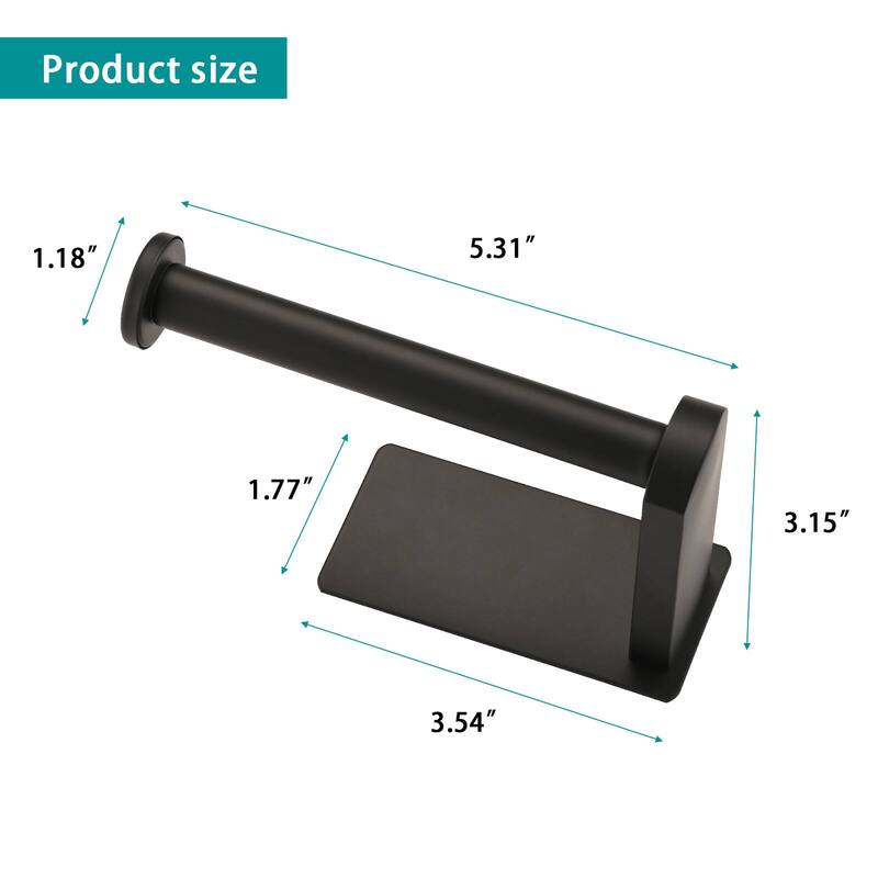 Dornberg Self-Adhesive Wall-Mounted Toilet Paper Holder