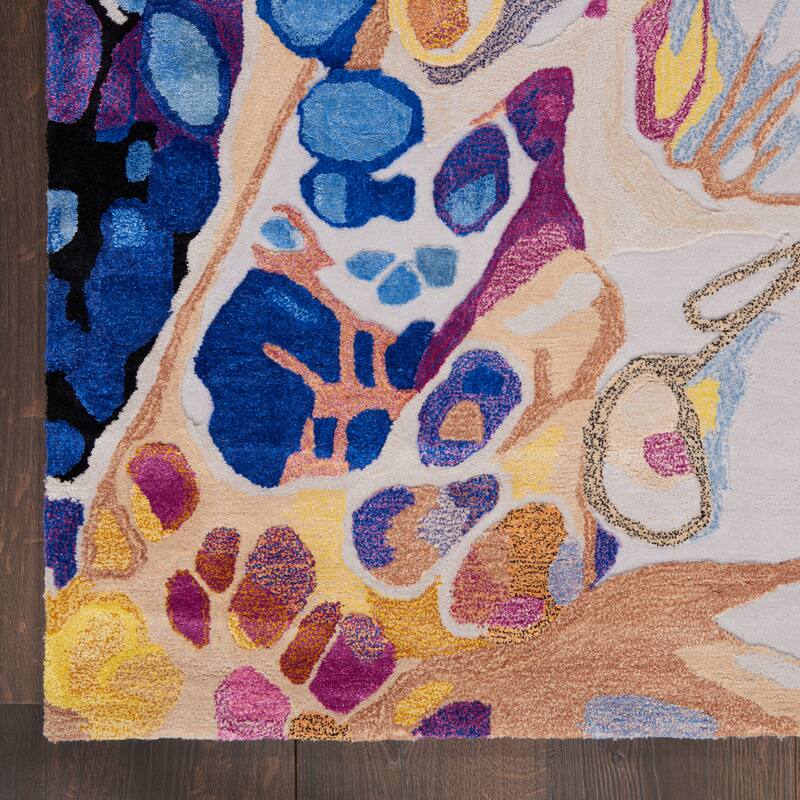 Nourison Prismatic Modern Abstract Floral Area Rug