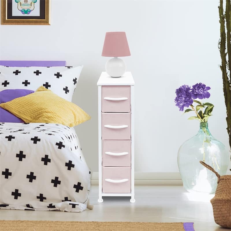 Narrow Dresser with 4 Drawers