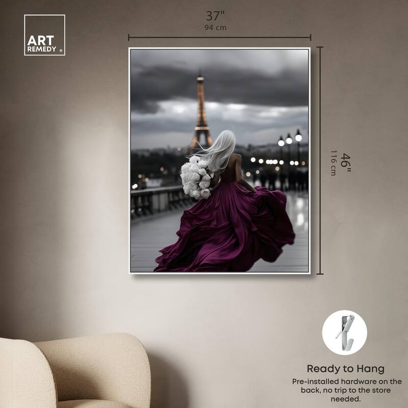 City of Love Canvas by Art Remedy
