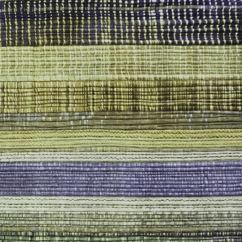 HomeRoots Striped Transitional Rectangle Outdoor Rug