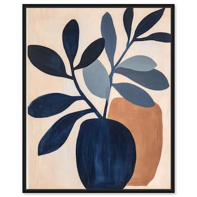 Blue Matisse Jar I Canvas by Art Remedy