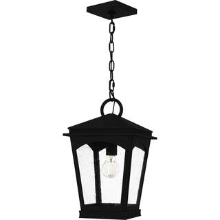 Earth Black Outdoor Hanging Lantern from the Huck Collection