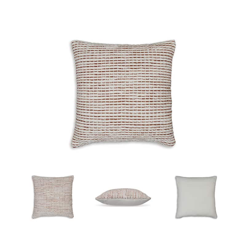 Signature Design by Ashley Nashlin Red/White Pillow (Set of 4)