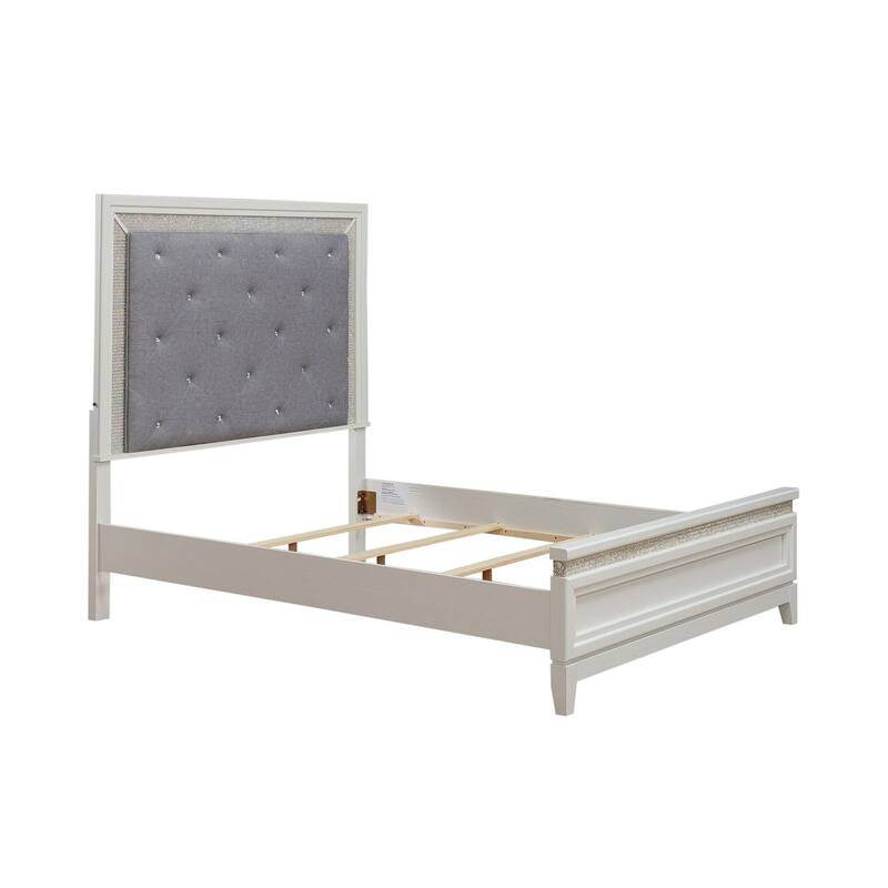 Liberty Furniture Reflections Upholstered Bed with Touch Light - King, Queen