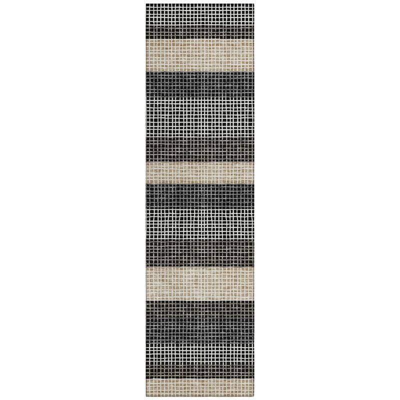 Machine Washable Indoor/ Outdoor Cabana Stripe Chantille Rug