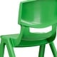 preview thumbnail 12 of 33, 4 Pack Plastic Stack School Chair with 15.5"H Seat, 3rd-7th School Chair