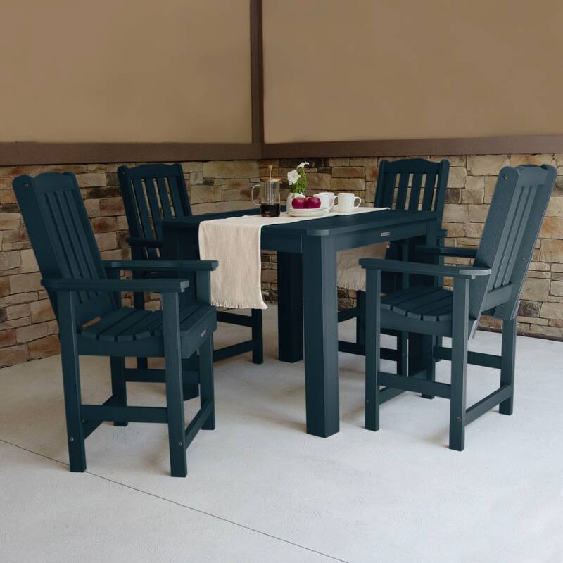 Lehigh 5-piece Outdoor Counter Height Dining Set - 42" x 42" Table
