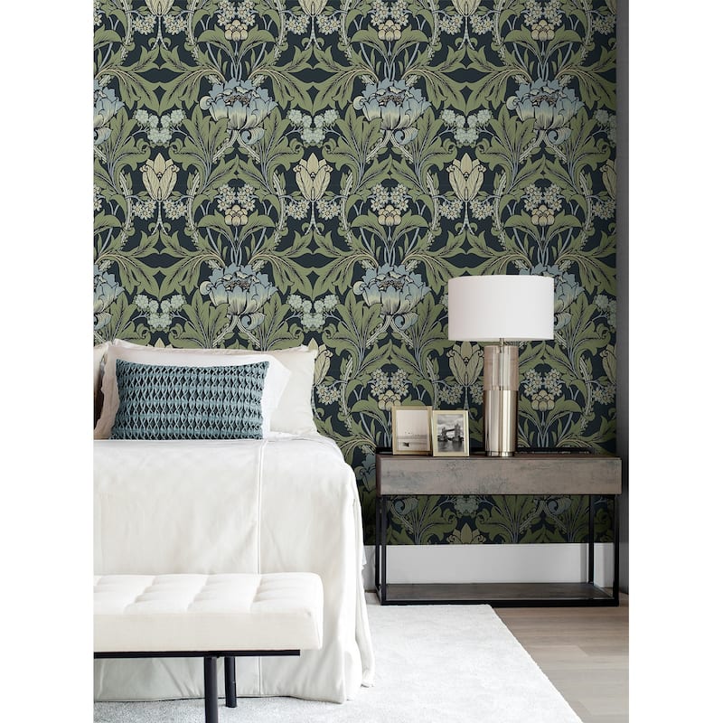 Seabrook Designs Primrose Garden Non-Woven Unpasted Wallpaper