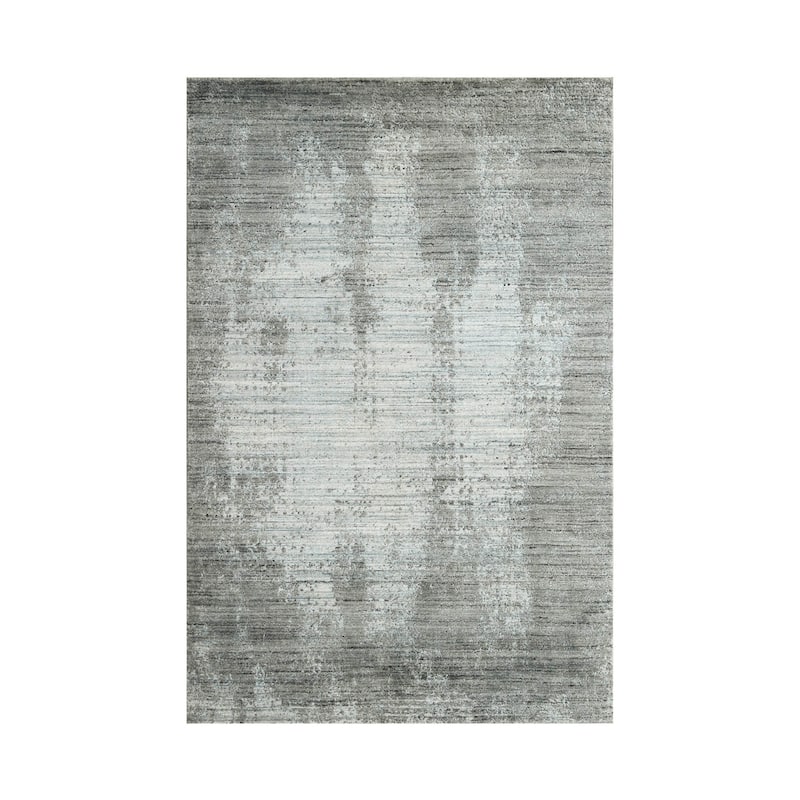 Hand Knotted 100% Wool Modern & Contemporary Oriental Area Rug Gray - 5' 1'' x 7' 10''