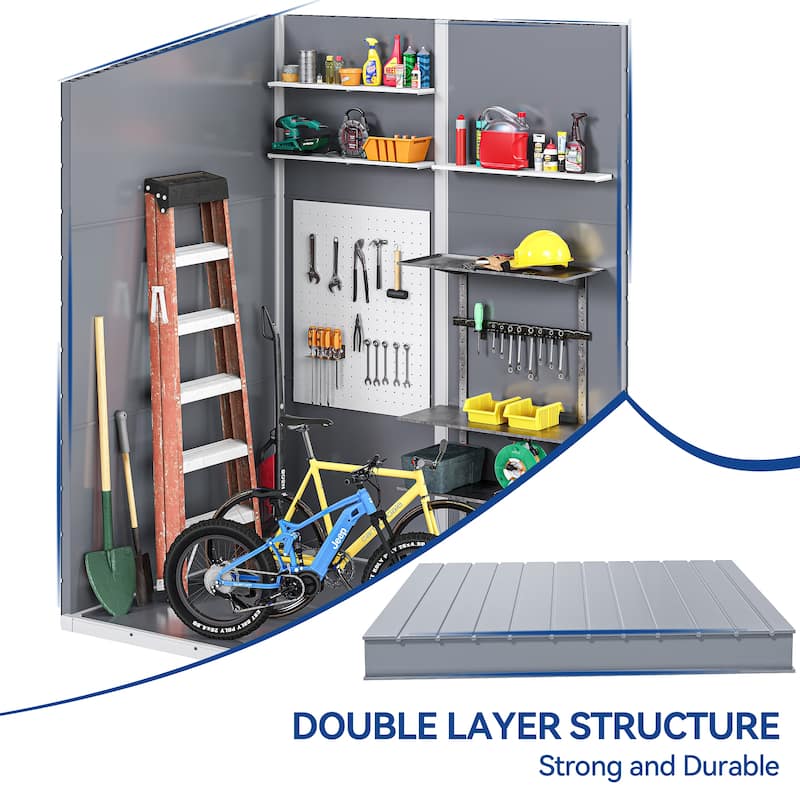 Moasis Plastic Storage Shed