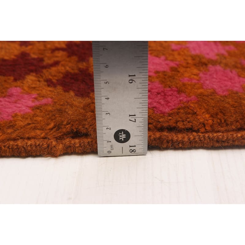 ECARPETGALLERY Hand-knotted Akhjah Brown Wool Rug - 6'9 x 9'8