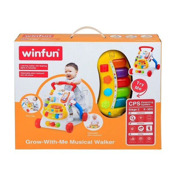 winfun grow with me musical walker