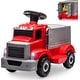 preview thumbnail 31 of 34, Ride on Truck, 6V Kids Electric Car with Under Seat Storage Red