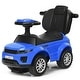 preview thumbnail 1 of 3, Honey Joy 3 in 1 Ride on Push Car Toddler Stroller Sliding Car with Music-Blue - 35" x 17" x 33" (L x W x H)
