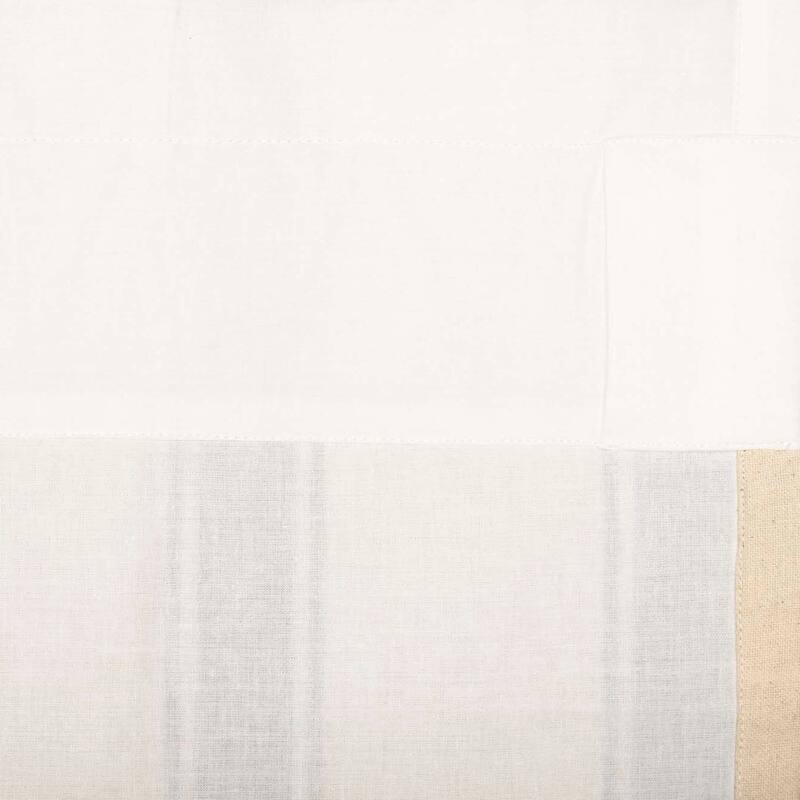 Grace Grain Sack Stripe Prairie Short Panel Set of 2 63x36x18
