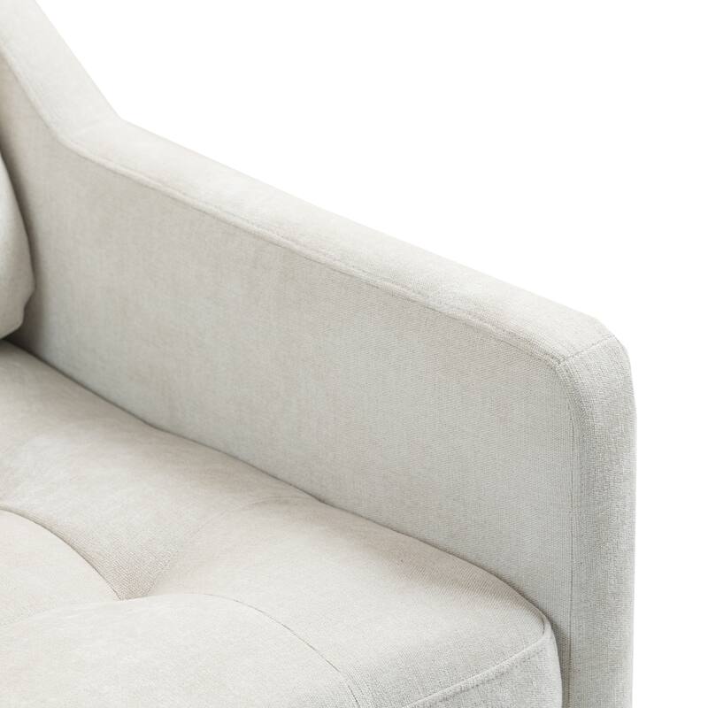 Accent Comfy Chenille Chair w/USB charging port,High-support Sponge,Wide Backrest, Upholstered Arm Chair w/Side Storage