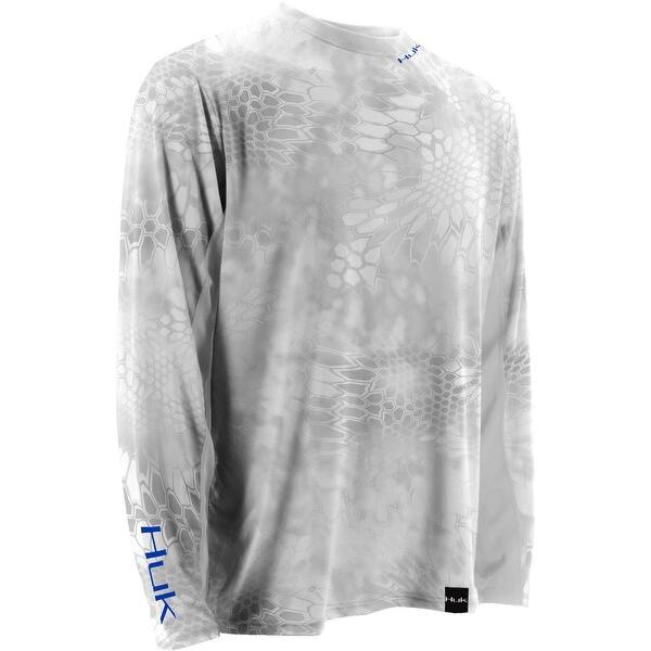 Shop Huk Men S Kryptek Lopro Yeti Royal Small Icon Long Sleeve Shirt Overstock 21803561