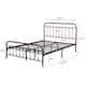 Alazyhome Simple Vintage Metal Platform Bed Frame, Easy-Assembly