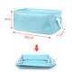 preview thumbnail 14 of 26, Canvas Toy Bins for Laundry Clothes Storage Home Organizer