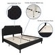 preview thumbnail 3 of 121, Tufted Platform Bed with 10 Inch Pocket Spring Mattress