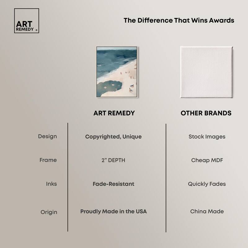 Daydreams by the Sea Canvas by Art Remedy