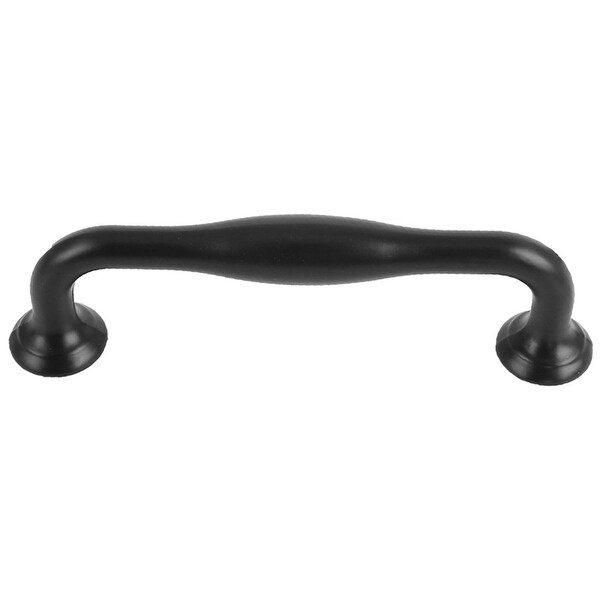 Cabinet Handles Pull Aluminum Alloy Painting 3.8" Hole Center for Drawer Furniture Door Cabinet Cupboard Dresser Black