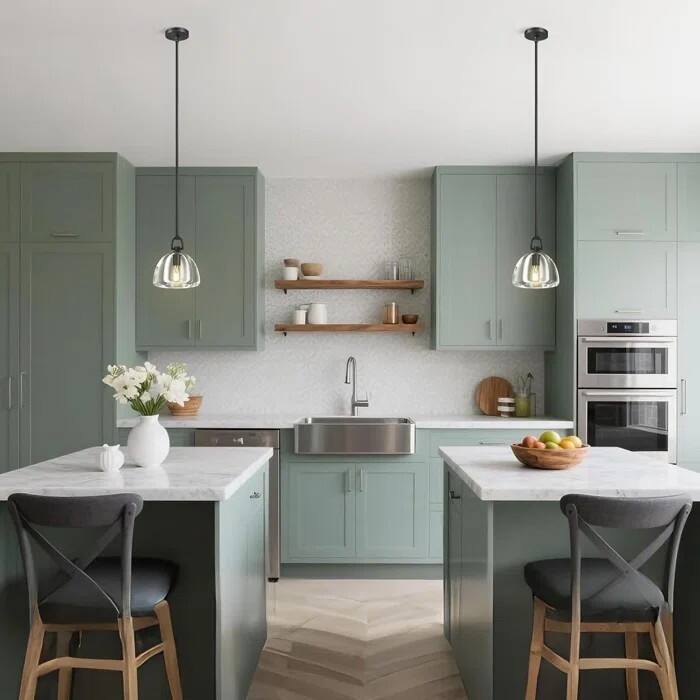 Crystal Hemisphere Pendant Light