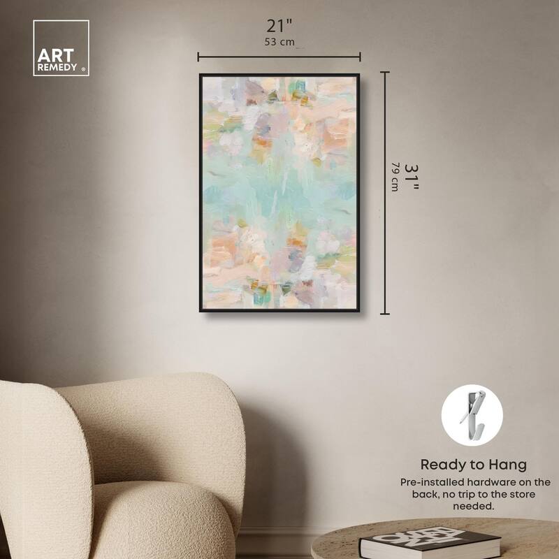 Expressive Swirls Canvas by Art Remedy