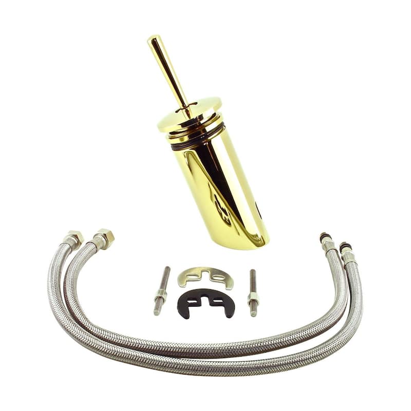Short Waterfall Faucet Heavy Cast PVD Round Renovators Supply