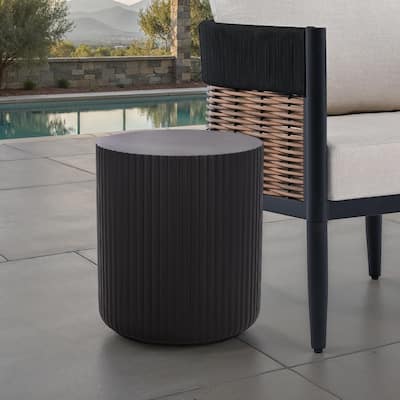 SAFAVIEH Outdoor Living Napa Side Table - 16"W x 16"D x 19"H