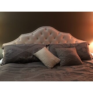 Shop Safavieh Arebelle White Velvet Upholstered Tufted