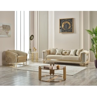 Romanste 2 Pieces Living Room Sets 1 Sofa 1 Chair - Bed Bath & Beyond ...