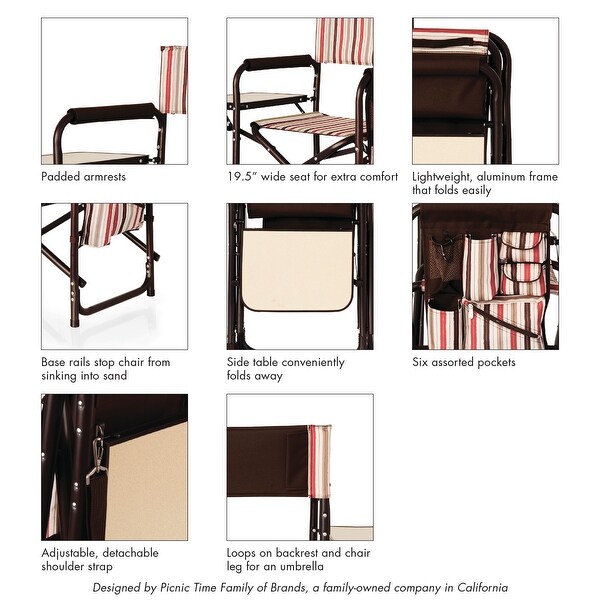 picnic time folding chair