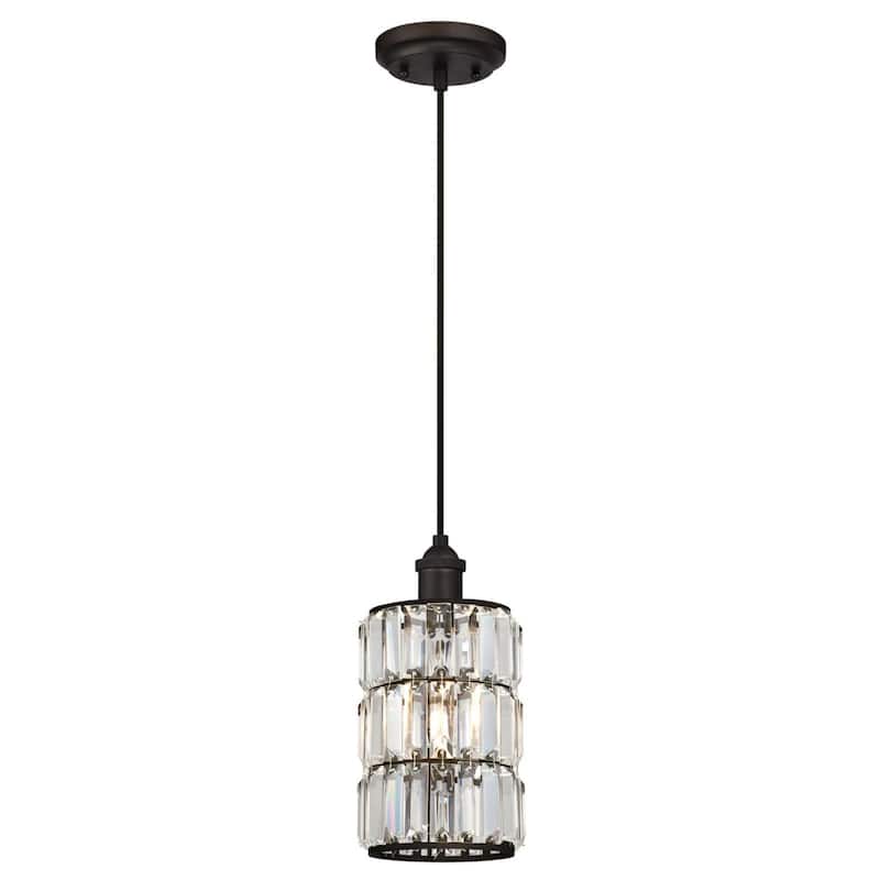 Westinghouse Lighting Sophie Oil Rubbed Bronze 1-Light Crystal Pendant
