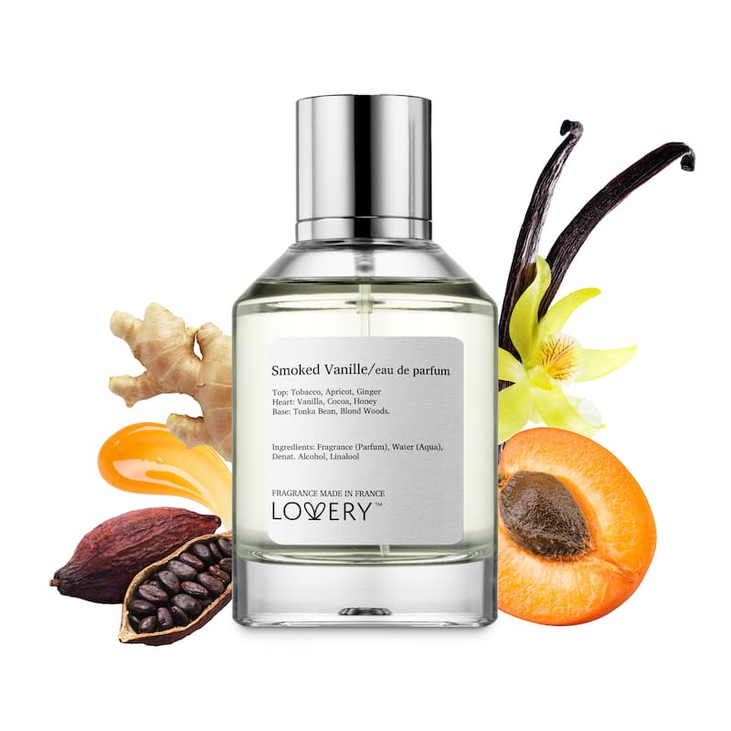 Lovery Smoked Vanille Eau de Parfum, Made in France, 3.4 oz