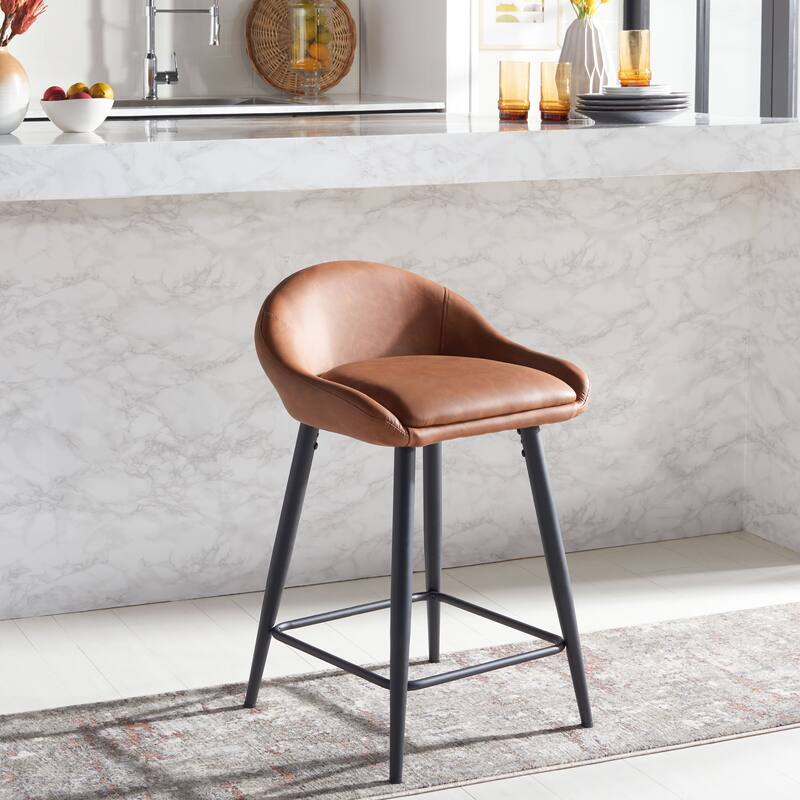 SAFAVIEH Lota 25-inch Counter Stool - 19.8" x 19.9" x 31.2" - 20Wx20Dx31H