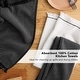 preview thumbnail 26 of 68, KITCHENAID Gourmet Series Gridlines Kitchen Towels 3-Pack Set, 100% Cotton Absorbent - 18"x28"