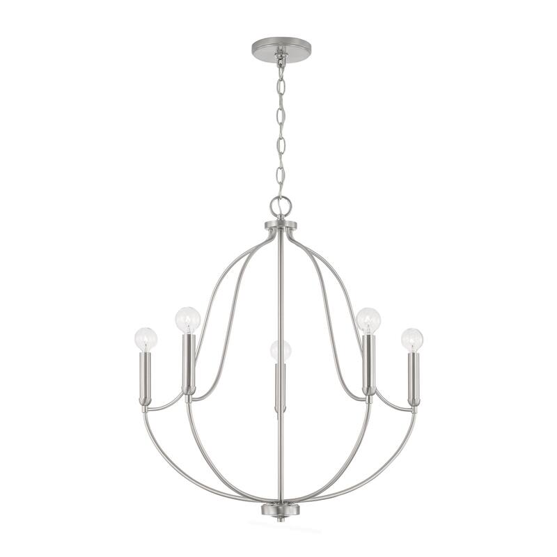 Madison 5-light Chandelier - Brushed Nickel