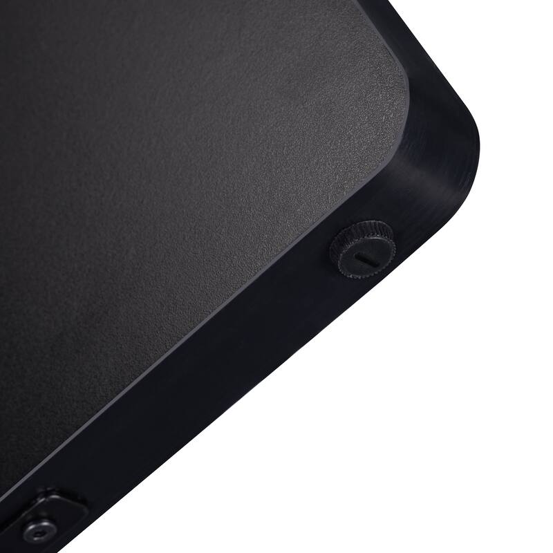 Roomfitters 43 Inch Round Dining Table, Faux Marble Top Modern Table for 4, Pedestal Base for Cafe Home Office