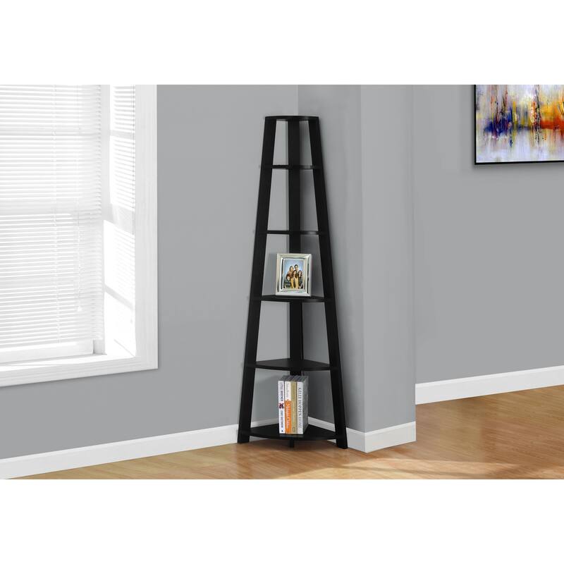 5 Tier Corner Bookshelf