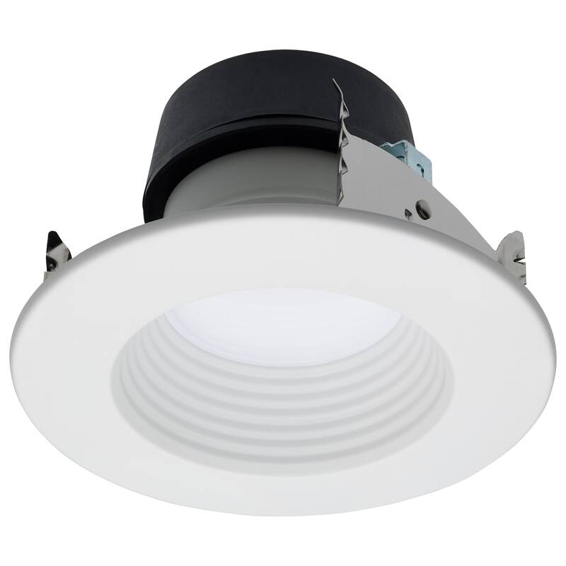 Retrofit Deep Baffle 5.8/7/9.5Ws 27K/30K/35K/40K/50K CCT 4In Round White 120V