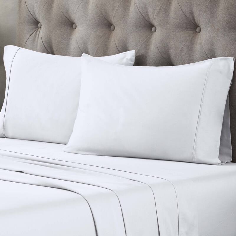 Superior Egyptian Cotton 400 Thread Count Pillowcases - Set of 2 - White - King