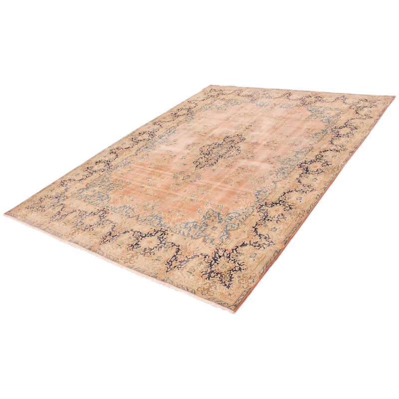 ECARPETGALLERY Hand-knotted Antalya Vintage Copper Wool Rug - 9'11 x 13'3