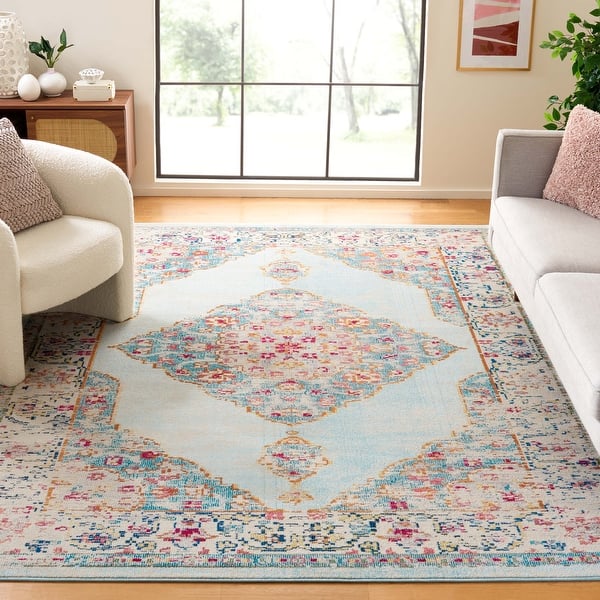 slide 2 of 13, SAFAVIEH Monaco Naoko Shabby Chic Medallion Rug