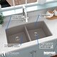 preview thumbnail 33 of 58, Karran Undermount Quartz 32 in. 50/50 Double Bowl Kitchen Sink Kit