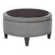 preview thumbnail 10 of 28, Copper Grove Payara Round Storage Ottoman