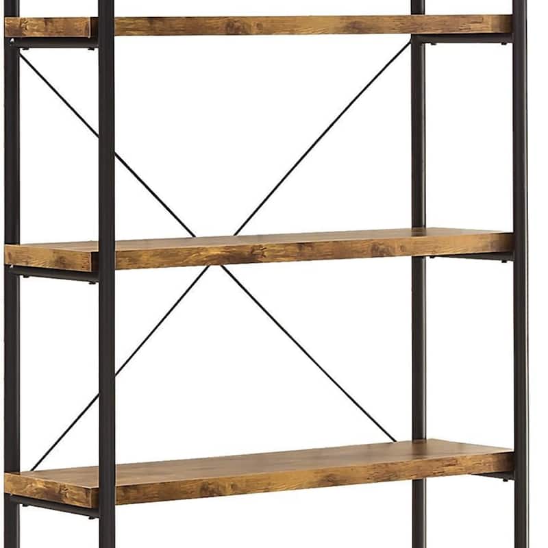 Bookcase With 4 Open Shelves - 63 H x 31.5 W x 14.25 L Inches