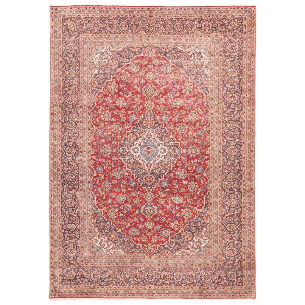 ECARPETGALLERY Hand-knotted Antalya Vintage Red Wool Rug - 8'0 x 11'4