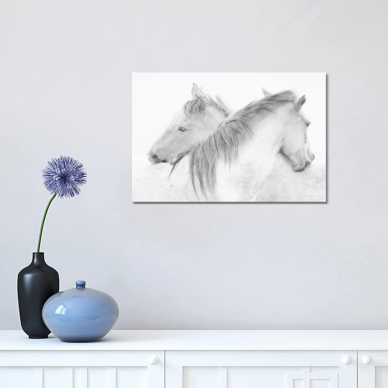 iCanvas "Horses" by Marie-Anne Stas Canvas Print - 12x18x1.5